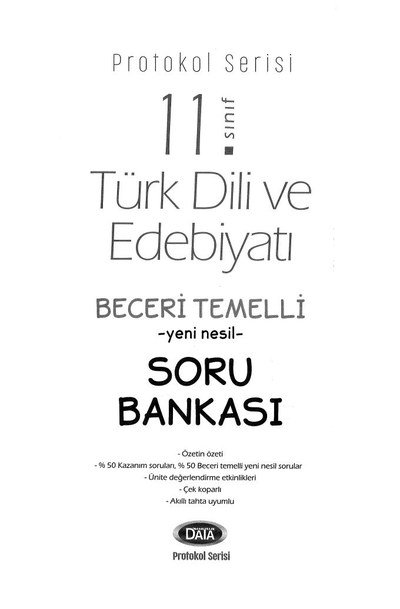 TÜRK DİLİ VE EDEBİYATI SORU BANKASI Limon Fotokopi