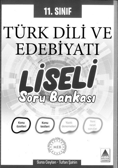 TÜRK DİLİ VE EDEBİYATI LİSELİ SORU BANKASI Limon Fotokopi