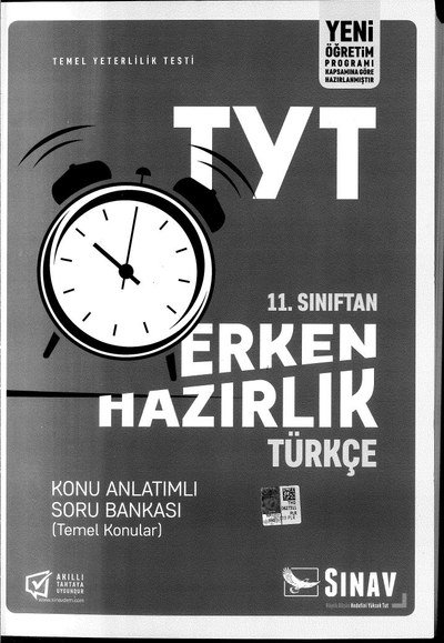 TYT ERKEN HAZIRLIK TÜRKÇE KONU ANLATIMLI SORU BANKASI