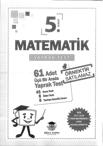 MATEMATİK YAPRAK TEST
