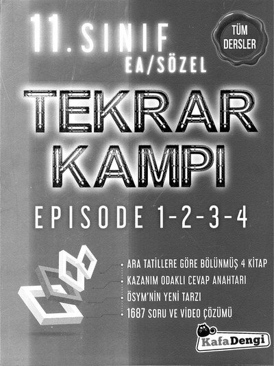 EA/SÖZEL TEKRAR KAMPI EPISODE 1-2-3-4 Limon Fotokopi