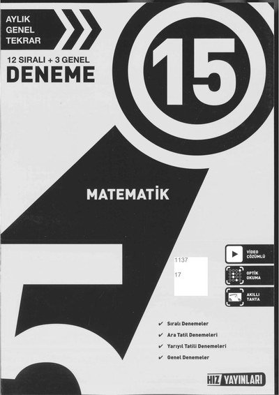 15 MATEMATİK Limon Fotokopi