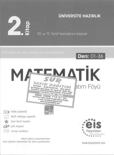 MATEMATİK DERS ANLATIM FÖYÜ 2. KİTAP