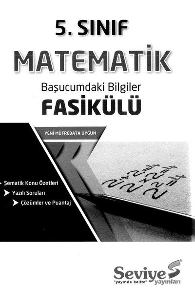 MATEMATİK BAŞUCUMDAKİ BİLGİLER FASİKÜLÜ