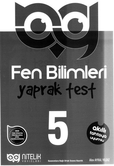FEN BİLİMLERİ TEST Limon Fotokopi