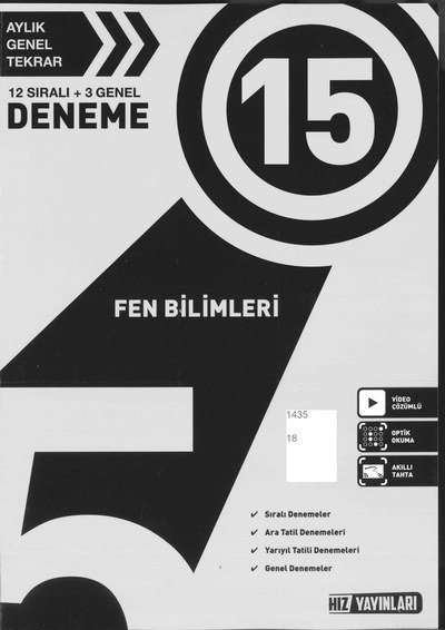 15 DENEME FEN BİLİMLERİ Limon Fotokopi