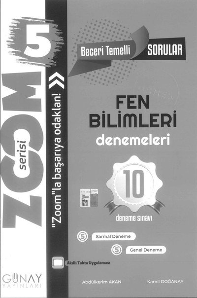 ZOOM SERİSİ FEN BİLİMLERİ DENEMELERİ