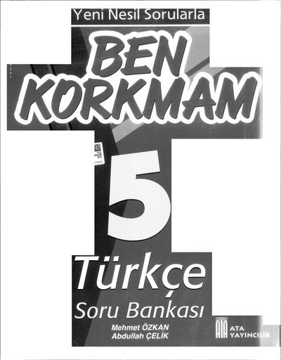 BEN KORKMAM TÜRKÇE SORU BANKASI