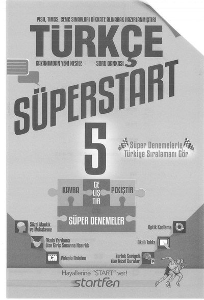 TÜRKÇE SÜPERSTART Limon Fotokopi