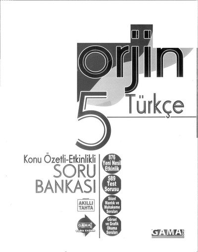 ORJİN TÜRKÇE SORU BANKASI Limon Fotokopi