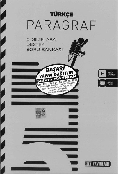 TÜRKÇE PARAGRAF SORU BANKASI Limon Fotokopi