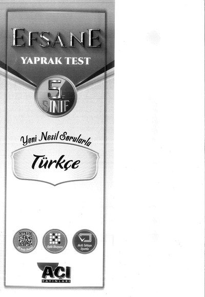 EFSANE TEST TÜRKÇE Limon Fotokopi
