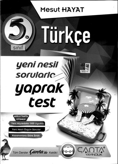 TÜRKÇE YENİ NESİL SORULARLA TEST