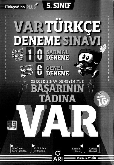 VAR TÜRKÇE DENEME SINAVI