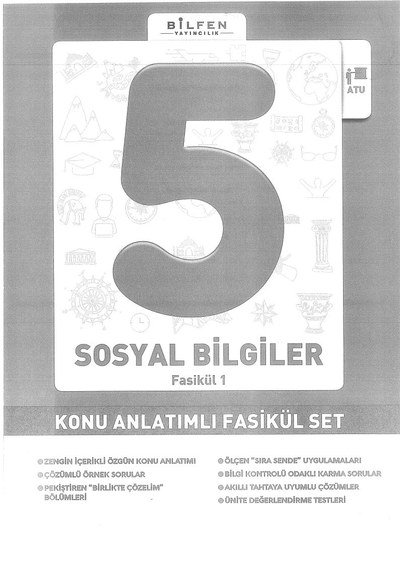SOSYAL BİLGİLER FASİKÜL 1