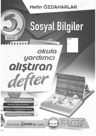SOSYAL BİLGİLER OKULA ALIŞTIRAN DEFTER Limon Fotokopi
