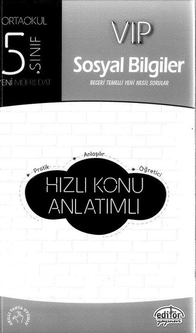 VIP SOSYAL BİLGİLER KONU ANLATIMLI Limon Fotokopi