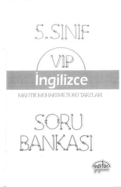 VIP İNGİLİZCE SORU BANKASI Limon Fotokopi