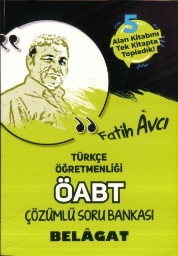 BELAGAT TAMAMI ÇÖZÜMLÜ SORU BANKASI (FATİH AVCI) Limon Fotokopi