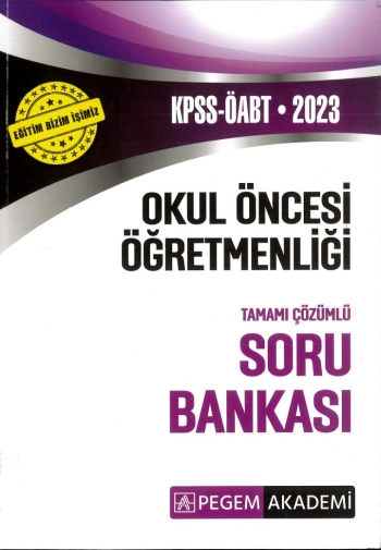 OKUL ÖNCESİ ÖĞRETMENLİĞİ TAMAMI ÇÖZÜMLÜ SORU BANKASI Limon Fotokopi