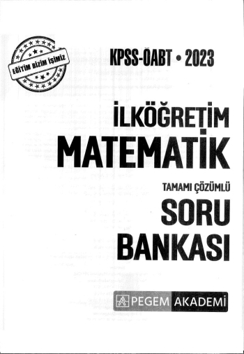 İLKÖĞRETİM MATEMATİK TAMAMI ÇÖZÜMLÜ SORU BANKASI
