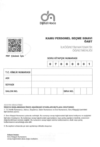 İLKÖĞRETİM MATEMATİK ÖĞRETMENLİĞİ Limon Fotokopi