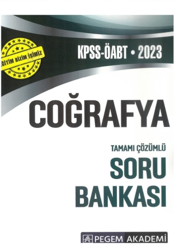 COĞRAFYA TAMAMI ÇÖZÜMLÜ SORU BANKASI