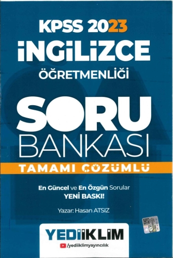 İNGİLİZCE ÖĞRETMENLİĞİ TAMAMI ÇÖZÜMLÜ SORU BANKASI Limon Fotokopi