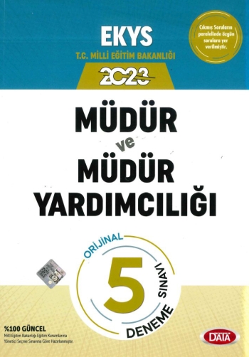 MÜDÜR VE MÜDÜR YARDIMCILIĞI ORJİNAL 5 ÇÖZÜMLÜ DENEME Limon Fotokopi