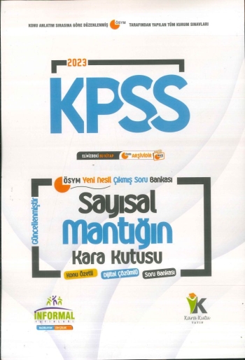 SAYISAL MANTIĞIN KARA KUTUSU Limon Fotokopi