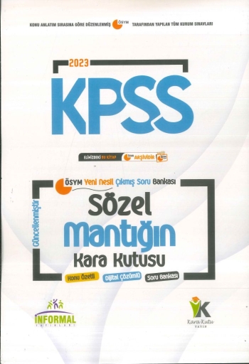 SÖZEL MANTIĞIN KARA KUTUSU Limon Fotokopi