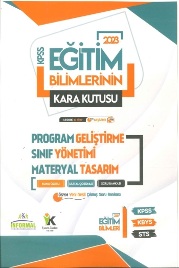 KARA KUTU PROGRAM GELİŞTİRME SINIF YÖNETİMİ MATERYAL TASARIM KONU ÖZETLİ SORU BANKASI Limon Fotokopi