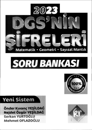 DGS'NİN ŞİFRELERİ MAT GEO SAYISAL MANTIK SORU BANKASI Limon Fotokopi