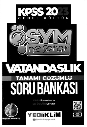 ÖSYM NE SORAR VATANDAŞLIK ÇÖZÜMLÜ SORU BANKASI Limon Fotokopi