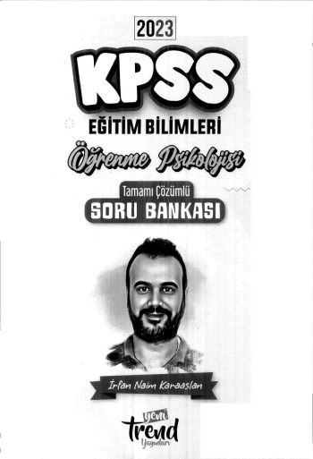 ÖĞRENME PSİKOLOJİSİ TAMAMI ÇÖZÜMLÜ SORU BANKASI Limon Fotokopi