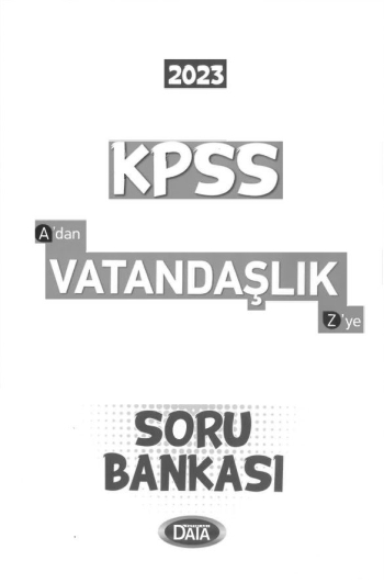 A'DAN Z'YE VATANDAŞLIK SORU BANKASI