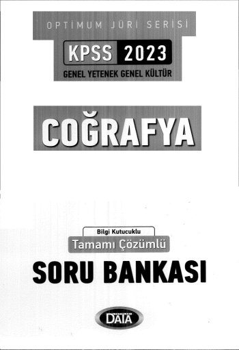 OPTİMUM JÜRİ SERİSİ COĞRAFYA ÇÖZÜMLÜ SORU BANKASI Limon Fotokopi
