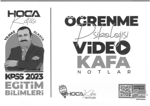 ÖĞRENME PSİKOLOJİSİ VİDEO KAFA NOTLAR Limon Fotokopi