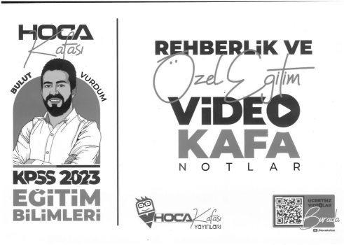 ÖZEL EĞİTİM VİDEO KAFA NOTLAR Limon Fotokopi