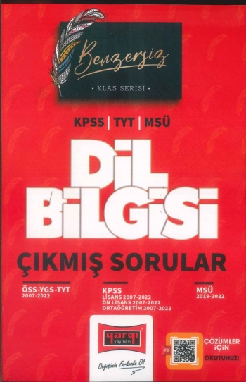 KLAS SERİSİ DİL BİLGİSİ ÇIKMIŞ SORULAR (ÖSS-YGS-TYT-KPSS-MSÜ) 2007-2022 Limon Fotokopi