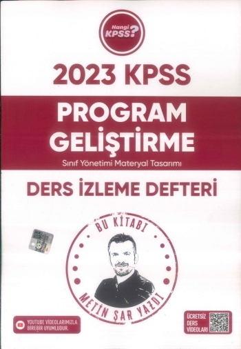 PROGRAM GELİŞTİRME DERS İZLEME DEFTERİ Limon Fotokopi