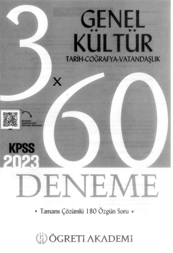 TARİH COĞRAFYA VATANDAŞLIK 3*60 DENEME ÇÖZÜMLÜ Limon Fotokopi