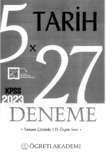 TARİH 5*27 DENEME ÇÖZÜMLÜ Limon Fotokopi