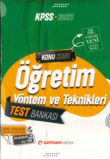 ÖĞRETİM YÖNTEM VE TEKNİKLERİ TEST BANKASI KONU KONU Limon Fotokopi