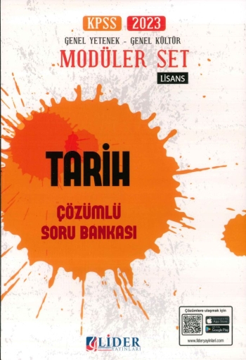TARİH MODÜLER ÇÖZÜMLÜ SORU BANKASI Limon Fotokopi