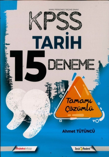 TARİH 15 DENEME TAMAMI ÇÖZÜMLÜ Limon Fotokopi