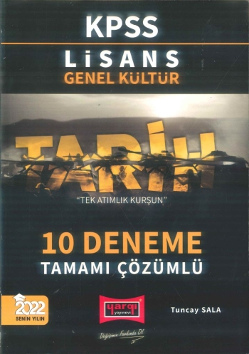 TARİH 10 DENEME TAMAMI ÇÖZÜMLÜ TEK ATIMLIK KURŞUN Limon Fotokopi
