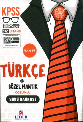 TÜRKÇE + SÖZEL MANTIK ÇÖZÜMLÜ SORU BANKASI Limon Fotokopi