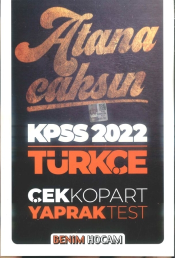 ATANAKCASIN TÜRKÇE ÇEK KOPART YAPRAK TEST Limon Fotokopi