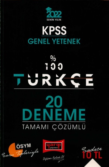 %100 TÜRKÇE ÇÖZÜMLÜ 20 DENEME